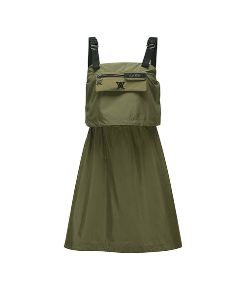 ANEW Golf: Women Shoulder Control Band Flaer Lon - Khaki