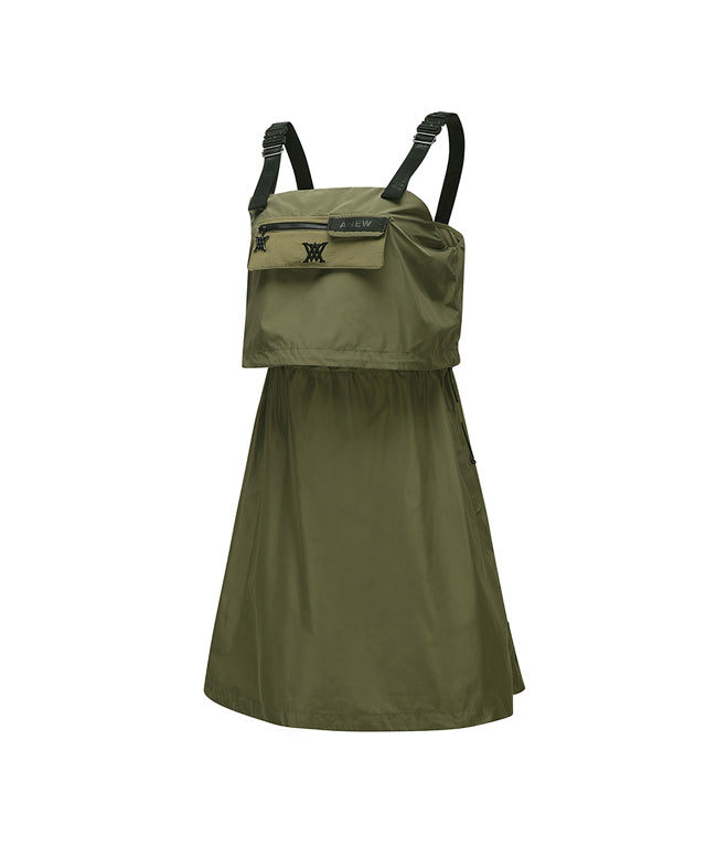 ANEW Golf: Women Shoulder Control Band Flaer Lon - Khaki