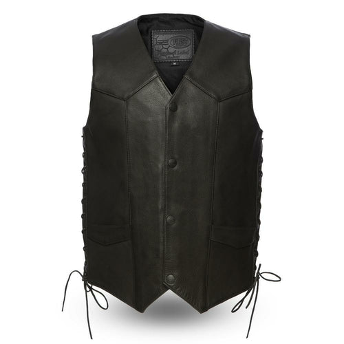 Deadwood - Men's Leather Western Vest