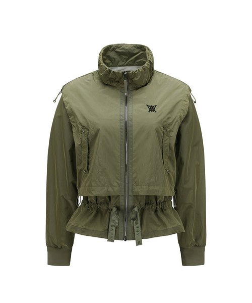 ANEW Golf: Women Shirring Point MA-1 Jacket